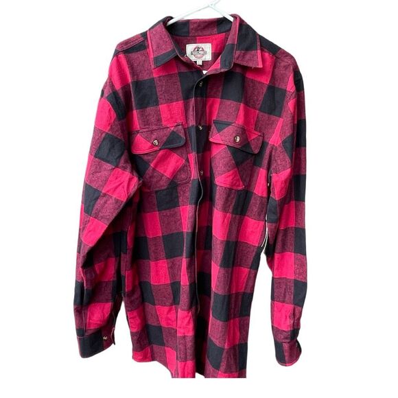 Field & Forrest size XLT Buffalo plaid  flannel button up. - Picture 3 of 7